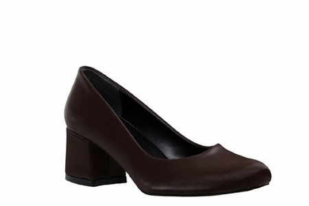 Z- NİRVANA AYAKKABI - 1350 - SATEN-KAHVE - 36-40 NO