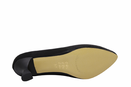 Z- NİRVANA AYAKKABI - 1500 - SATEN-SİYAH - 36-40 NO