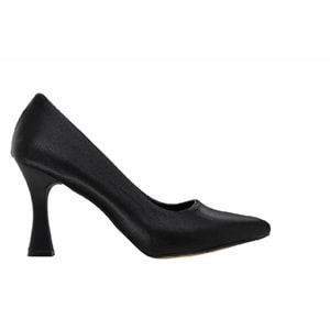Z- NİRVANA AYAKKABI - 1600 - SATEN-SİYAH - 36-40 NO