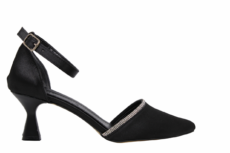 Z- NİRVANA AYAKKABI - 4400 - SATEN-SİYAH - 36-40 NO