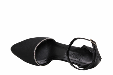 Z- NİRVANA AYAKKABI - 4400 - SATEN-SİYAH - 36-40 NO