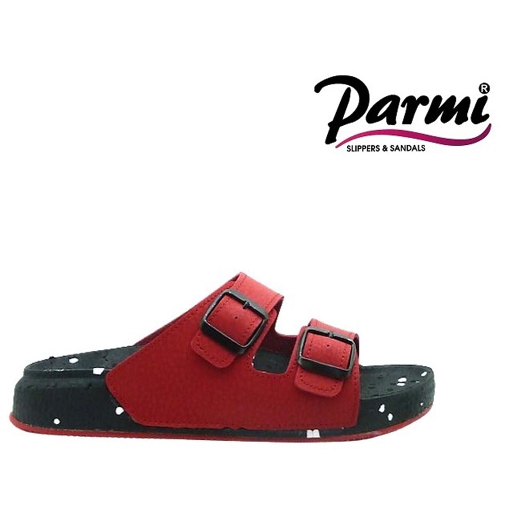 Z- PARMİ TERLİK - 24500 - KIRMIZI-SİYAH-BEYAZ