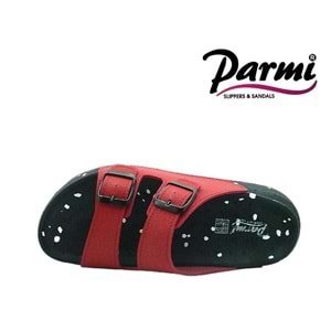 Z- PARMİ TERLİK - 24500 - KIRMIZI-SİYAH-BEYAZ