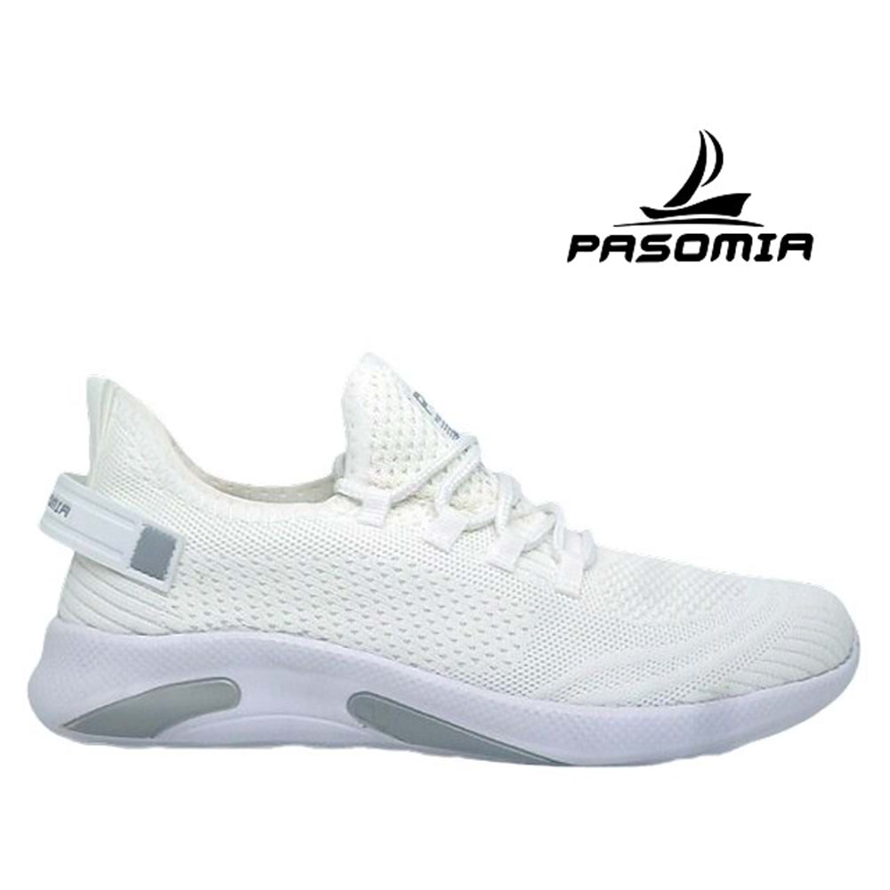 M- PASOMİA SPOR - FAYLON - 062 - TRİKO - BEYAZ