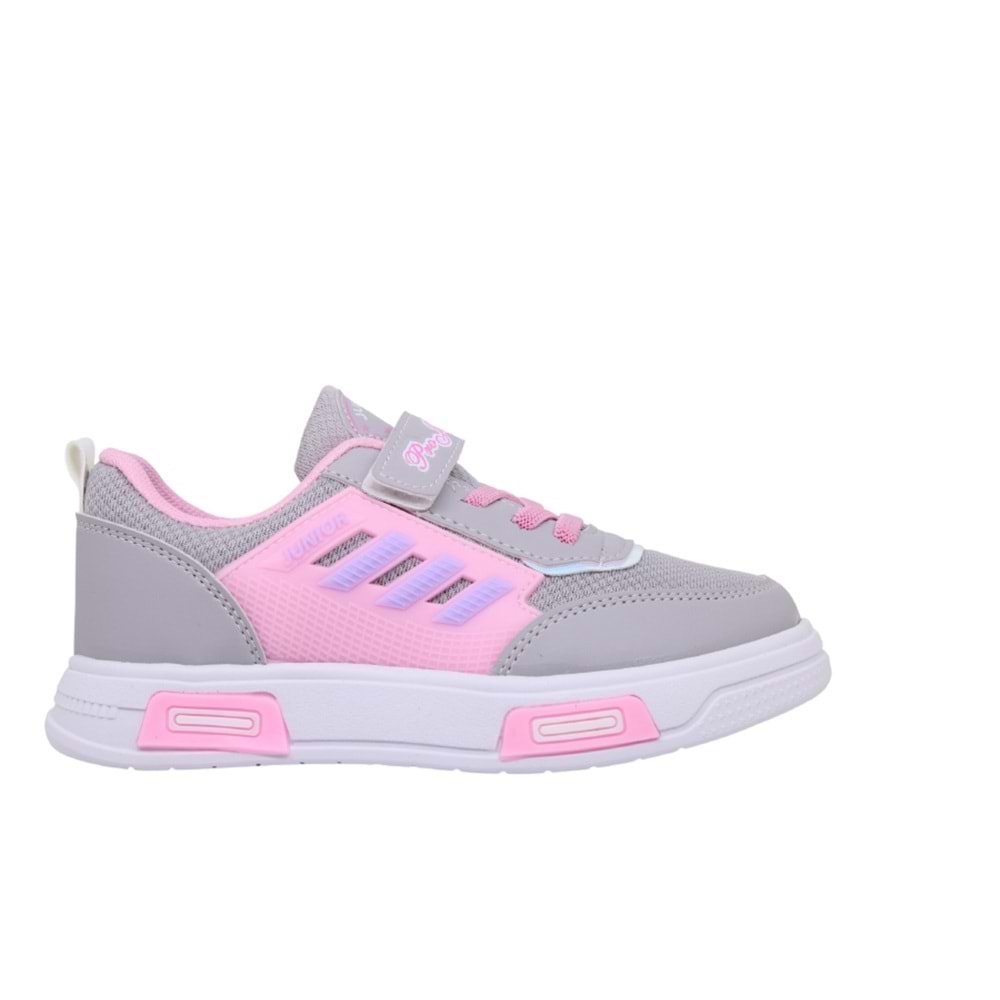 F- PROJUNİOR SPOR - 2660 - ANORAK / BUZ-GRİ-PEMBE