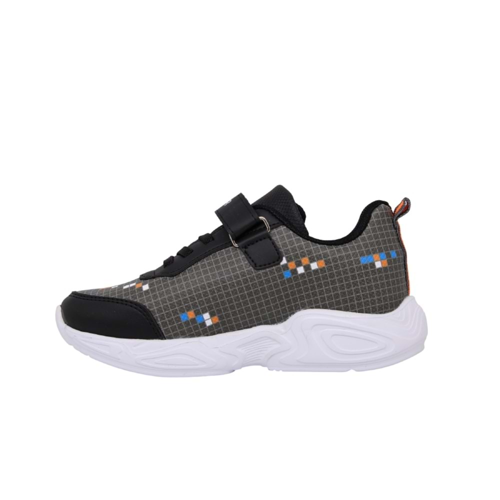 F- PROJUNİOR SPOR - 2665 - CİLT / SİYAH-FÜME-ORANGE