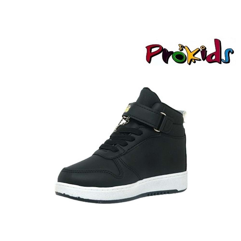 P- PROKİDS SPOR BASKET - 4445 - CİLT / SİYAH
