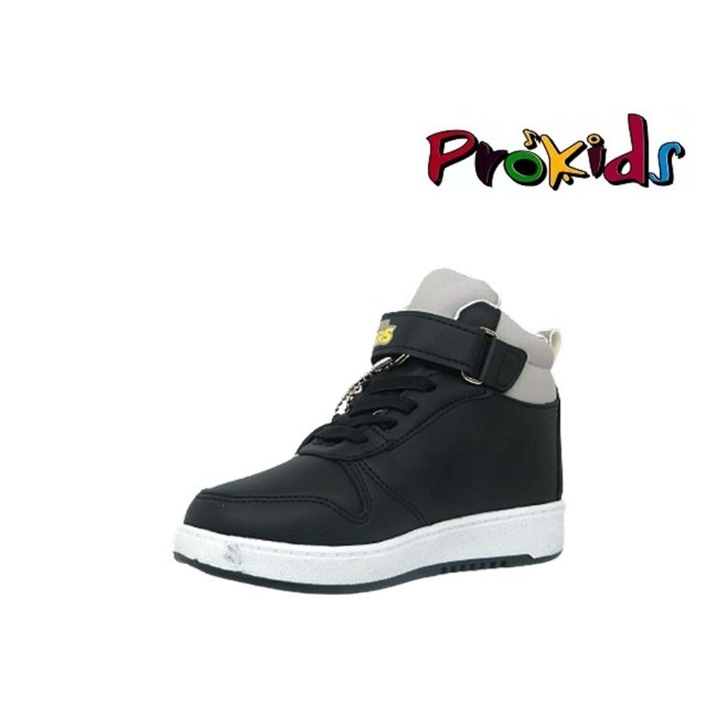 P- PROKİDS SPOR BASKET - 4445 - CİLT / SİYAH-GRİ