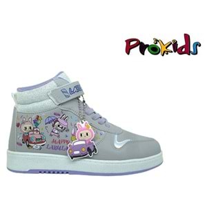 F- PROKİDS SPOR BASKET - 4444 - CİLT / GRİ-LİLA