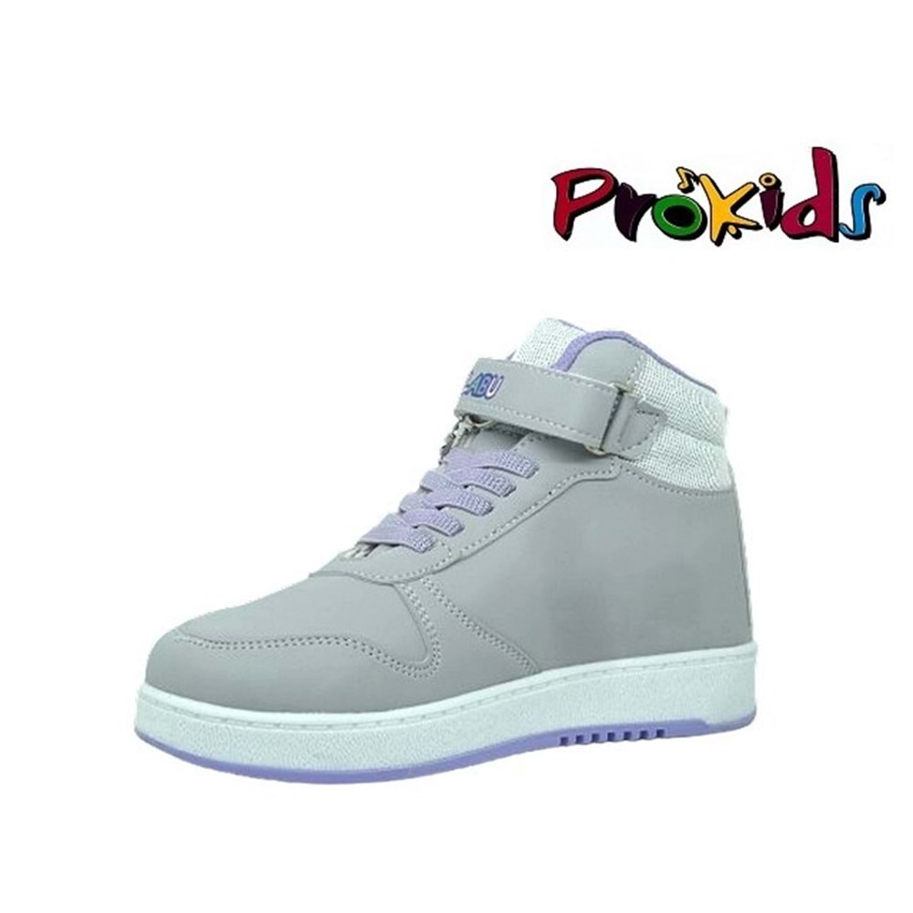 F- PROKİDS SPOR BASKET - 4444 - CİLT / GRİ-LİLA