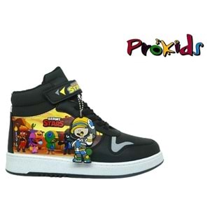 F- PROKİDS SPOR BASKET - 4445 - CİLT / SİYAH