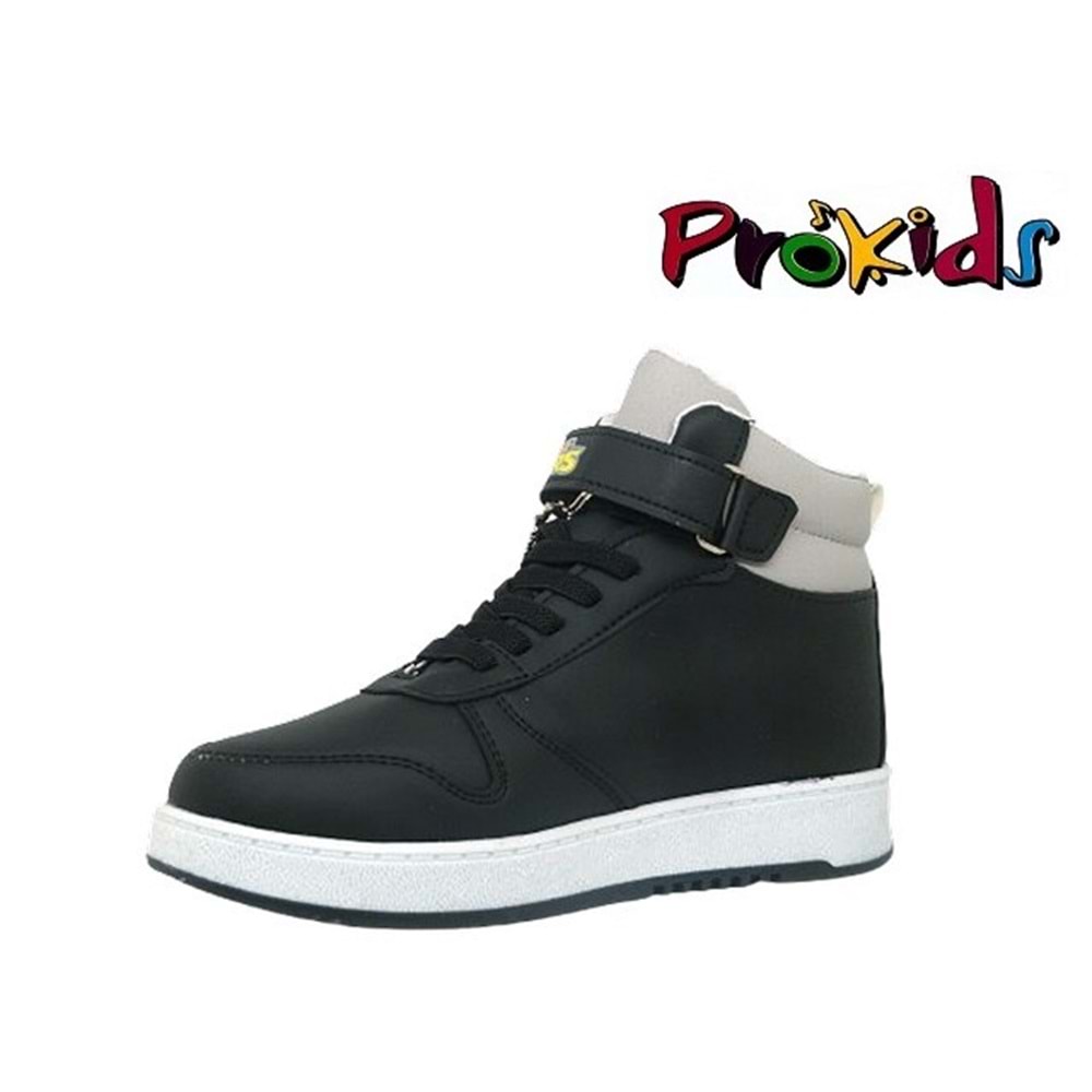 F- PROKİDS SPOR BASKET - 4445 - CİLT / SİYAH-GRİ