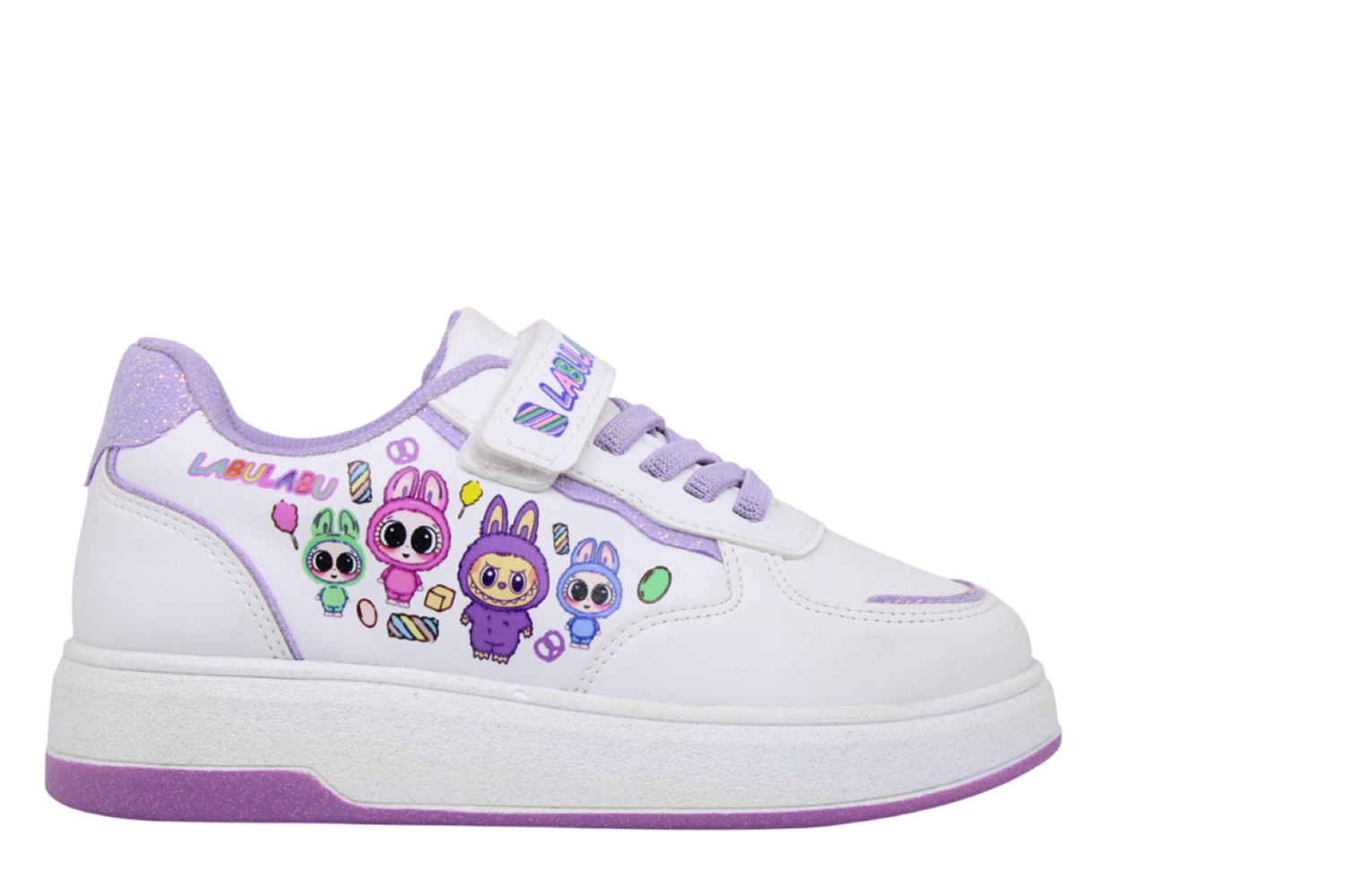 F- PROKİDS SPOR - 4011 - CİLT / BEYAZ-LİLA