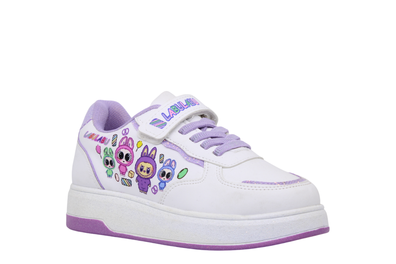 F- PROKİDS SPOR - 4011 - CİLT / BEYAZ-LİLA