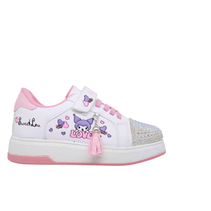 F- PROKİDS SPOR - 4110 - CİLT / BEYAZ-PEMBE