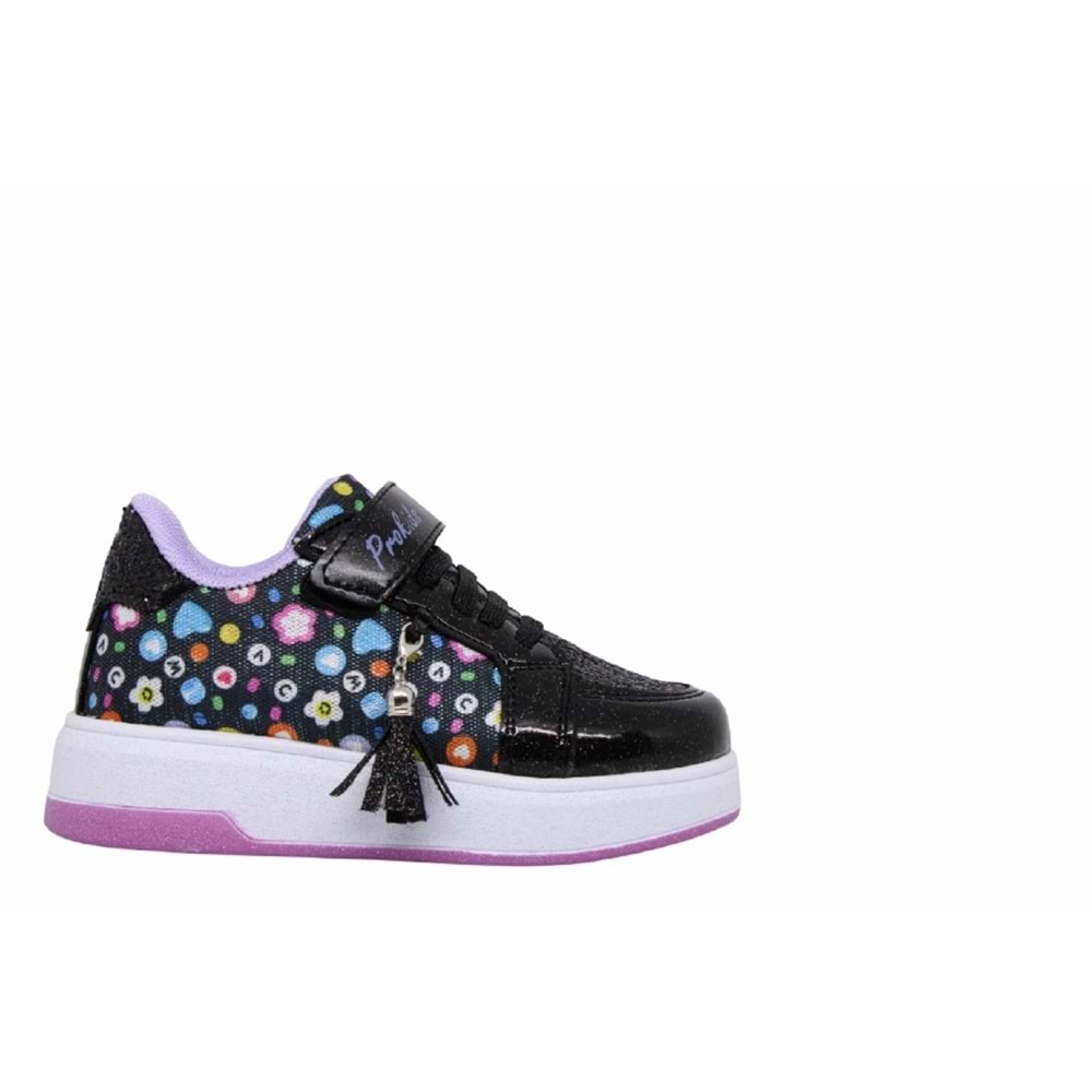 P- PROKİDS SPOR - 5008 - KETEN / SİYAH-LİLA