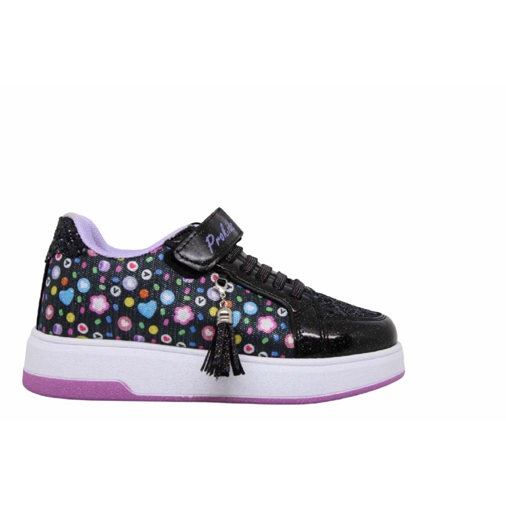 F- PROKİDS SPOR - 5008 - KETEN / SİYAH-LİLA