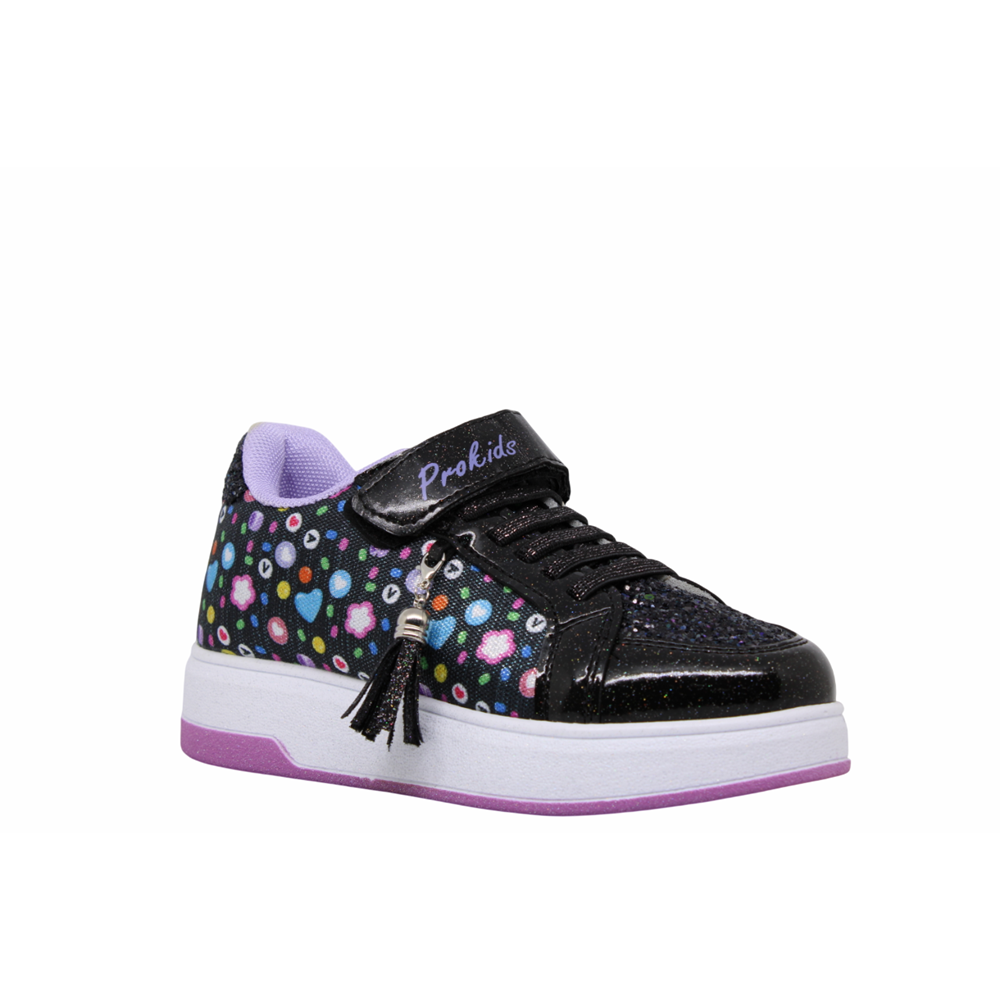 F- PROKİDS SPOR - 5008 - KETEN / SİYAH-LİLA
