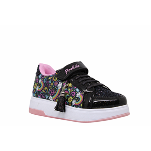 F- PROKİDS SPOR - 5008 - KETEN / SİYAH-PEMBE