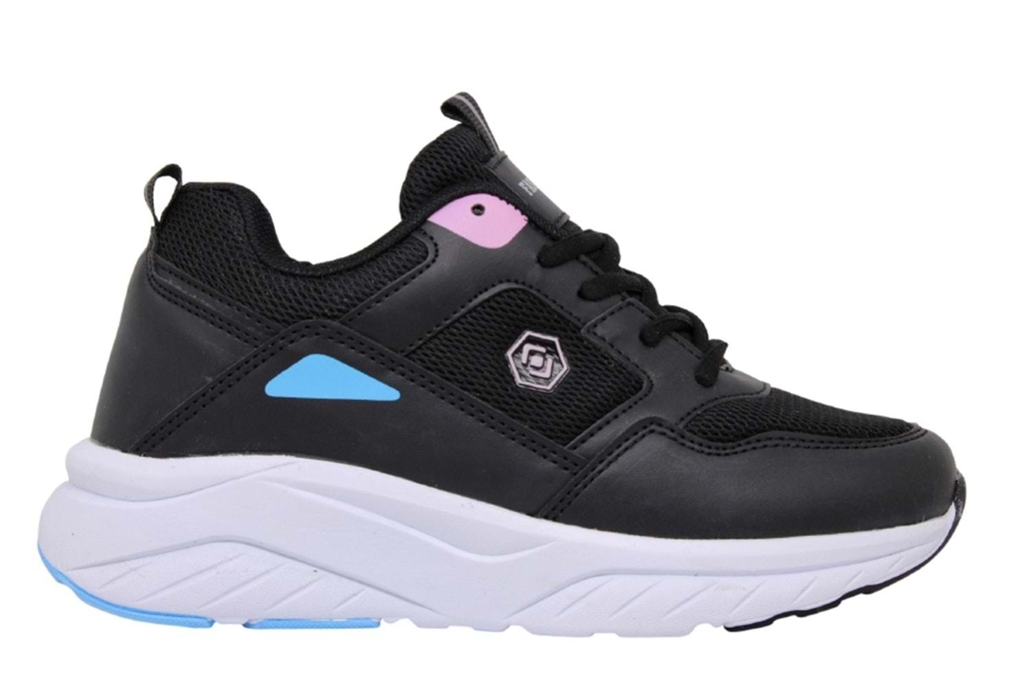 Z- QUEEN STEP SPOR - 2105-1 - ANORAK / SİYAH-B.MAVİ-PEMBE