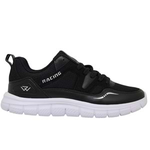 M- RACİNG SPOR - 027 - FİLE-ANORAK / SİYAH-BEYAZ