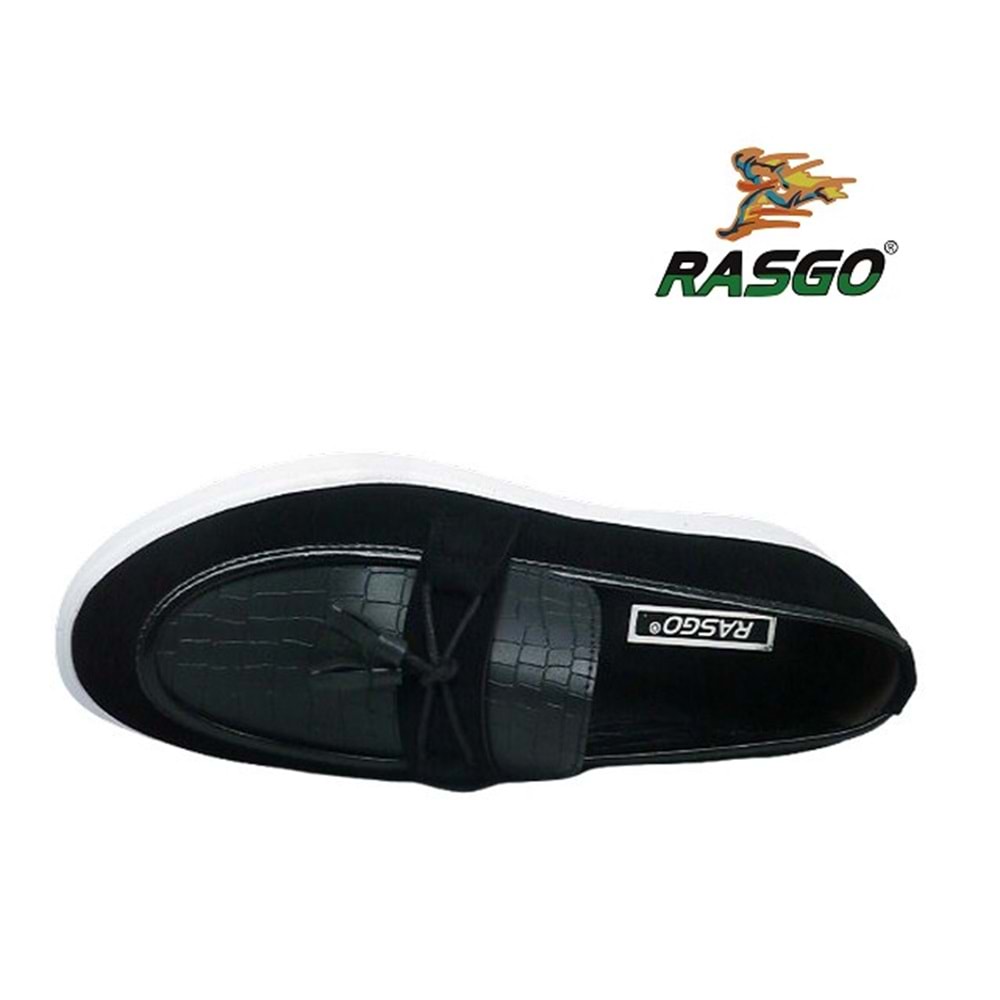 M- RASGO POLİ - 67-S - SİYAH - SÜET