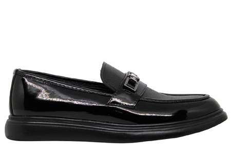 M- RASGO POLİ - 605 - BASKILI-RUGAN-SİYAH-SİYAH