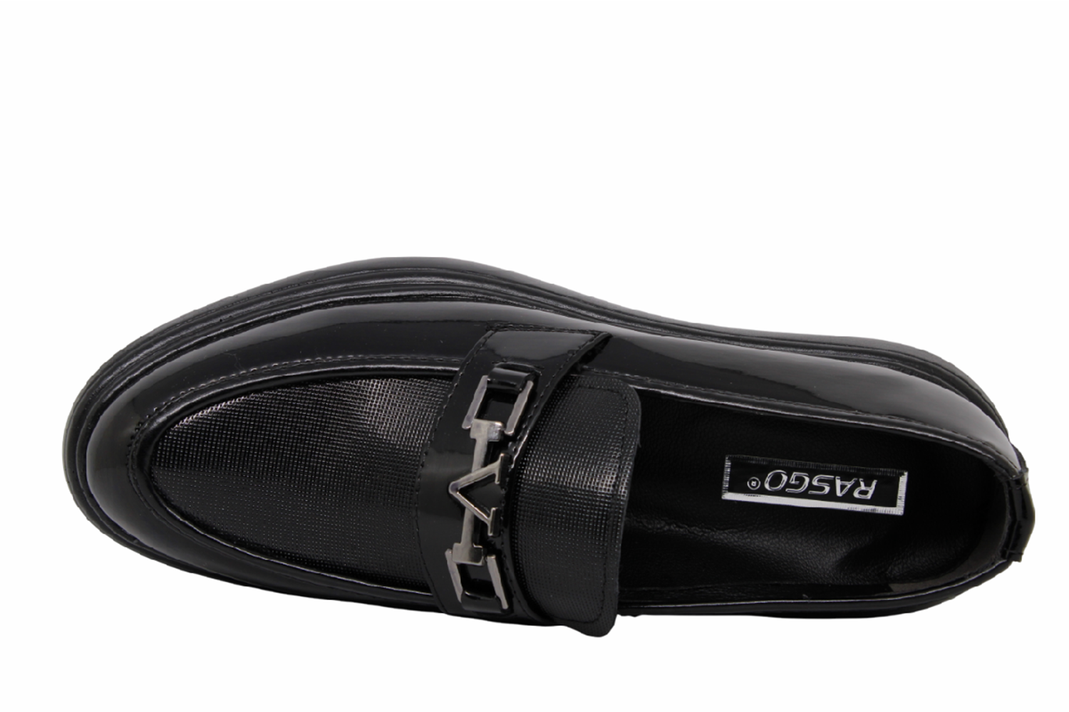 M- RASGO POLİ - 605 - BASKILI-RUGAN-SİYAH-SİYAH