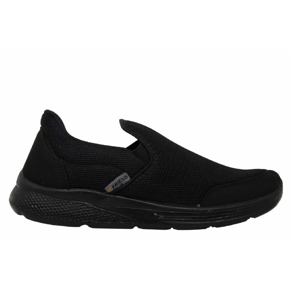 M- ROAD FRIEND MOKASEN - 101 - KETEN / SİYAH