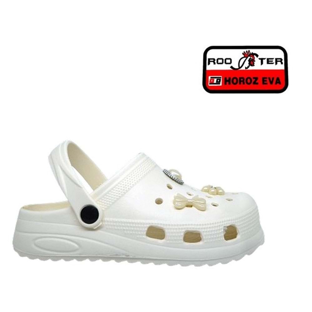 F- ROOSTER EVA CROCS - 325 - İNCİ - VANİLYA
