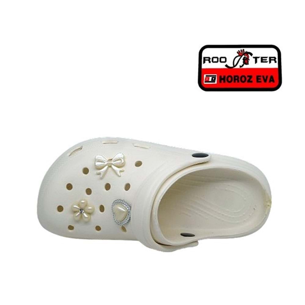 F- ROOSTER EVA CROCS - 325 - İNCİ - VANİLYA