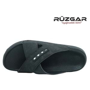 M- RÜZGAR TERLİK - 8002-5 - ÇAPRAZ - SİYAH