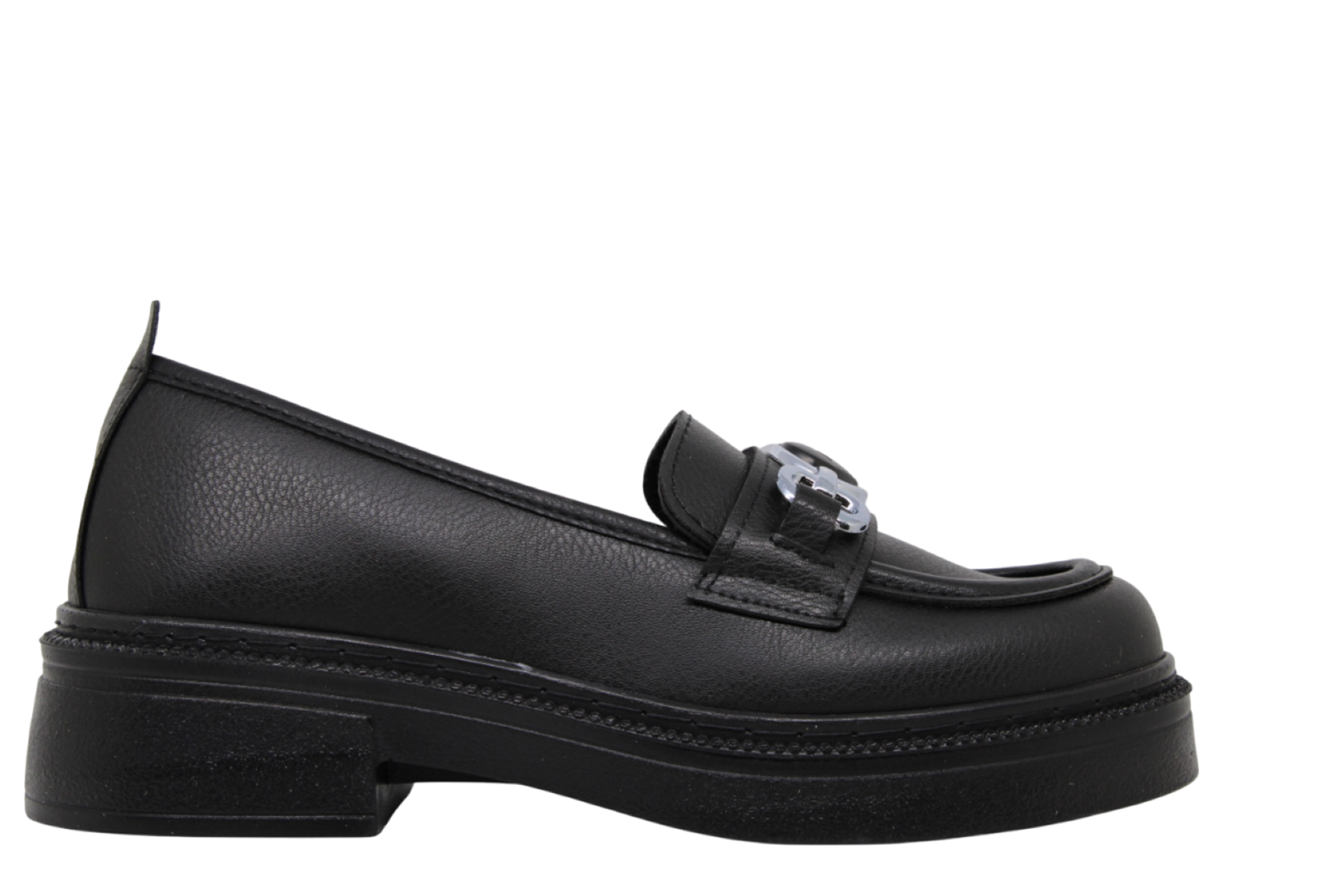 Z- ŞANZELİZE AYAKKABI - K-24 - SİYAH-CİLT