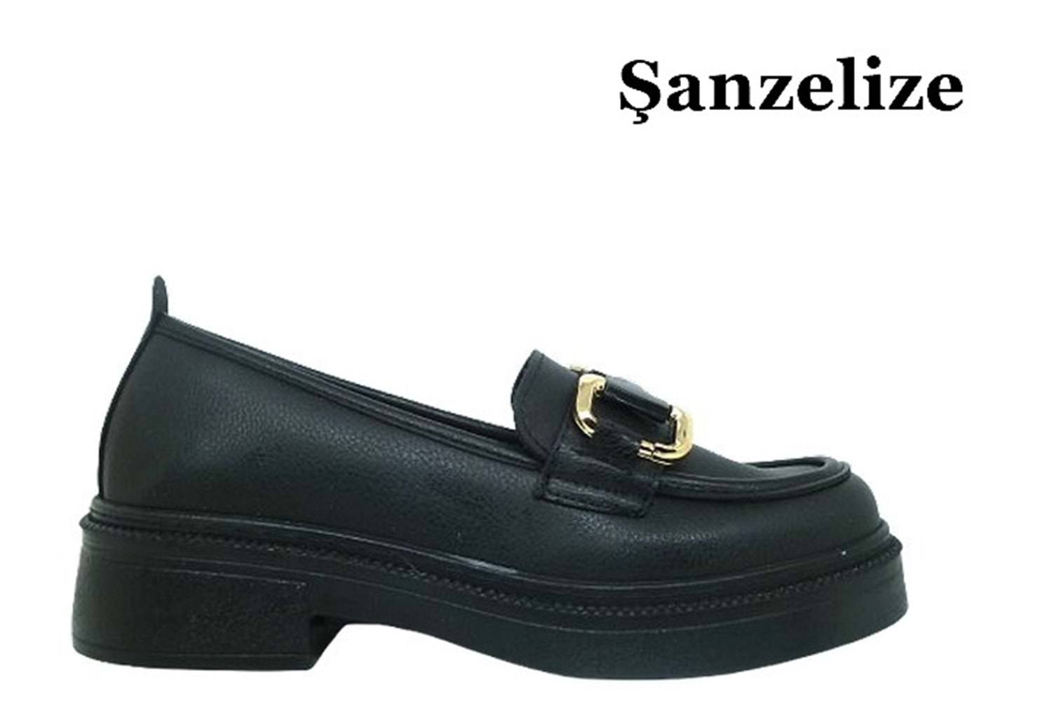 Z- ŞANZELİZE AYAKKABI - K-26 - SİYAH-CİLT
