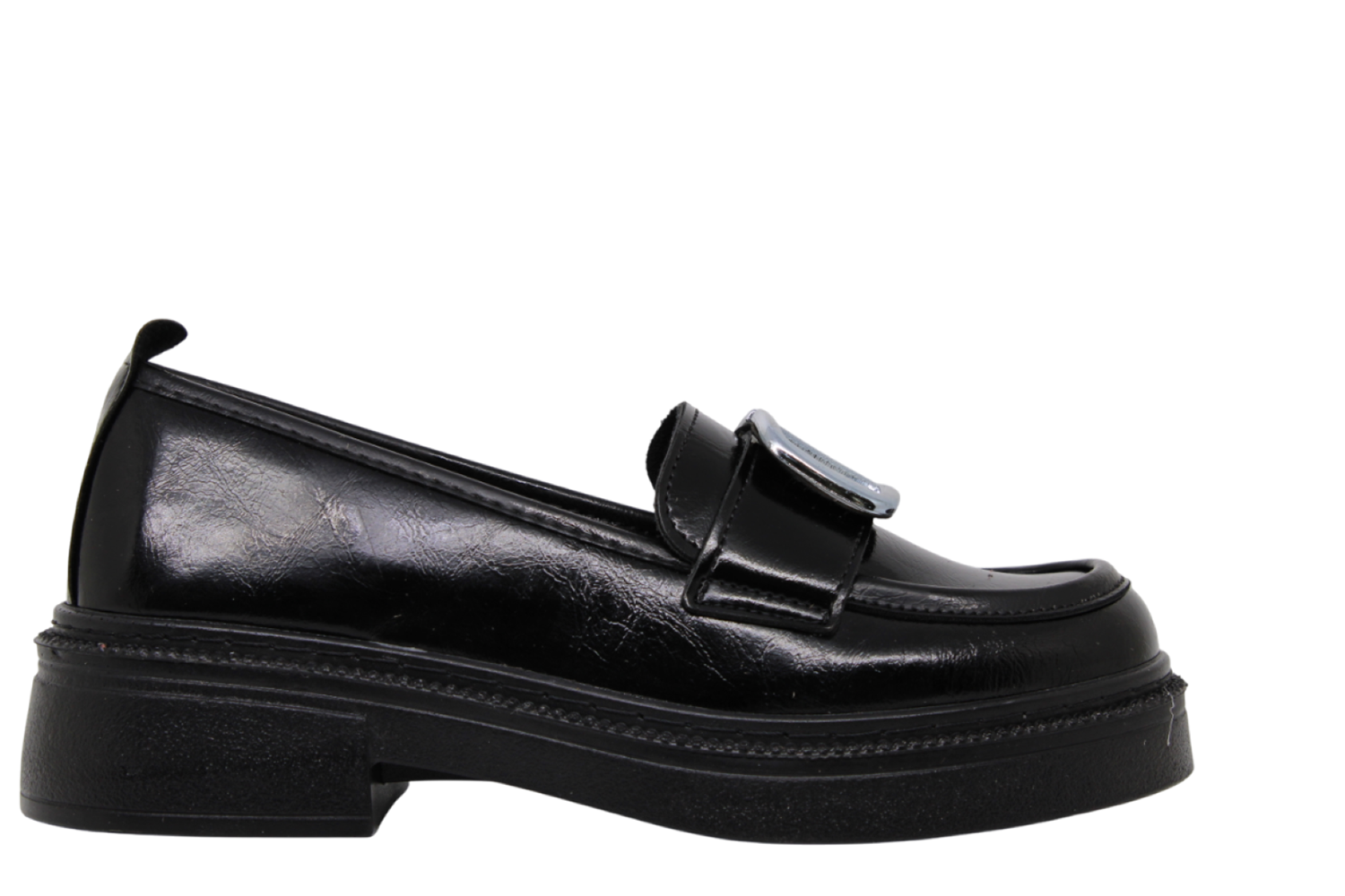 Z- ŞANZELİZE AYAKKABI - K-27 - SİYAH-KIRIŞIK-RUGAN