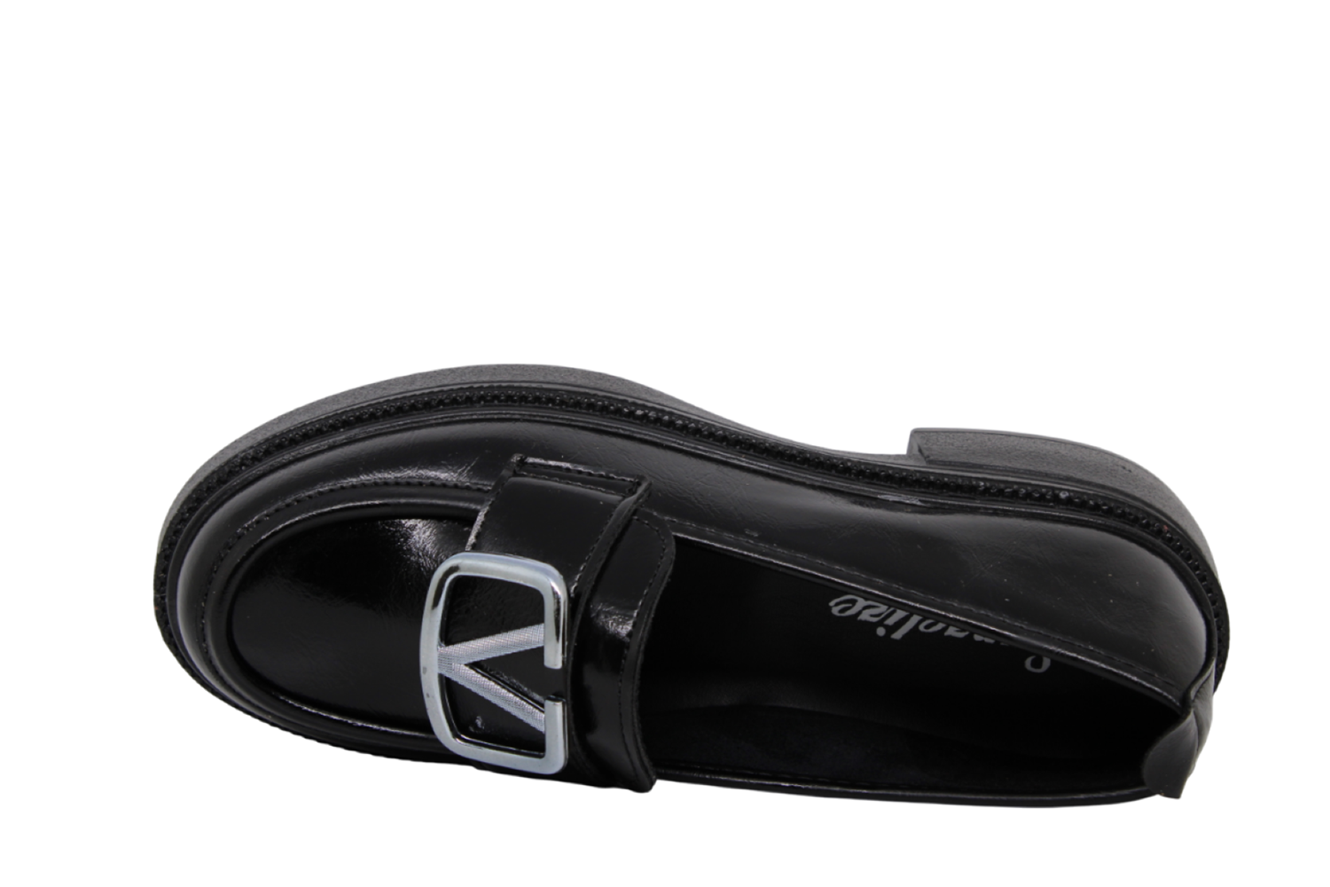 Z- ŞANZELİZE AYAKKABI - K-27 - SİYAH-KIRIŞIK-RUGAN