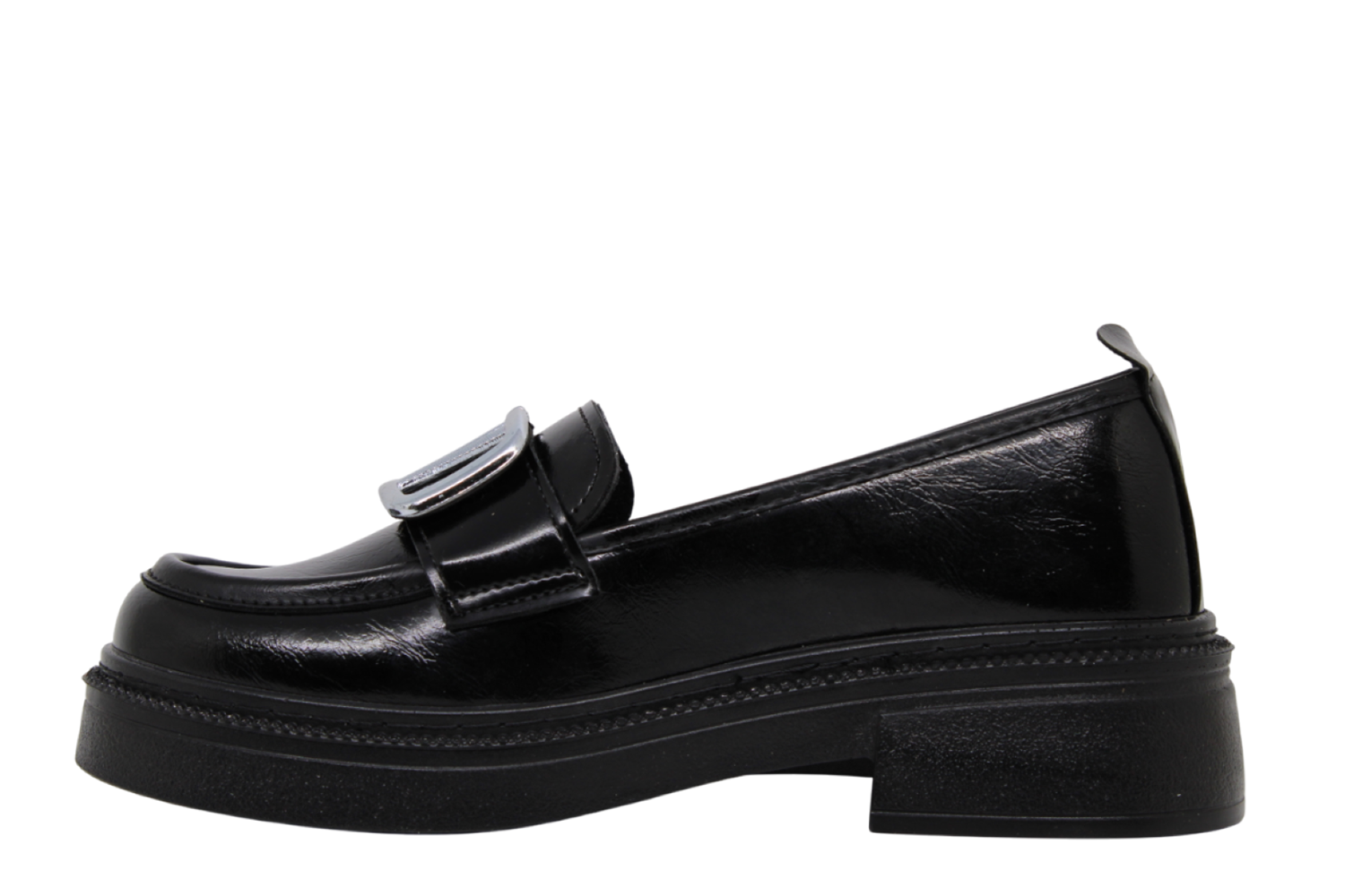 Z- ŞANZELİZE AYAKKABI - K-27 - SİYAH-KIRIŞIK-RUGAN