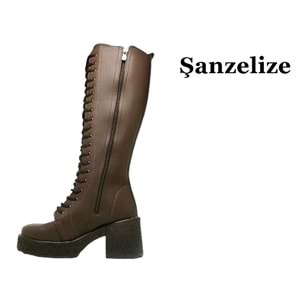 Z- ŞANZELİZE BOT UZUN - K-83 - CİLT-ACI-KAHVE