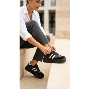 Z- ŞANZELİZE SPOR - K-1 - SİYAH-CİLT / ÖNÜ-SÜET
