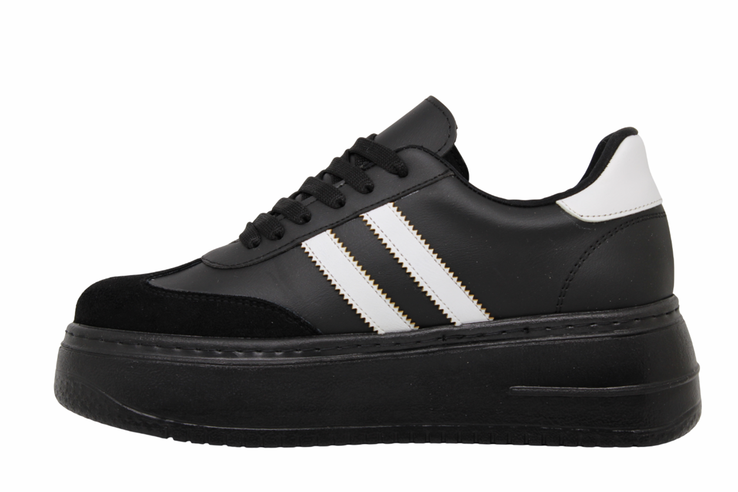 Z- ŞANZELİZE SPOR - K-1 - SİYAH-CİLT / ÖNÜ-SÜET