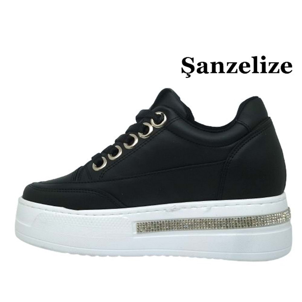Z- ŞANZELİZE SPOR - K-71 - GİZLİ TOPUK - SİYAH-B.T.