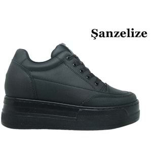 Z- ŞANZELİZE SPOR - K-72 - GİZLİ TOPUK - SİYAH-S.T.