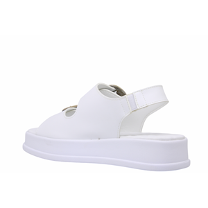 Z- ŞANZELİZE SANDALET - K-106 - BEYAZ-CİLT
