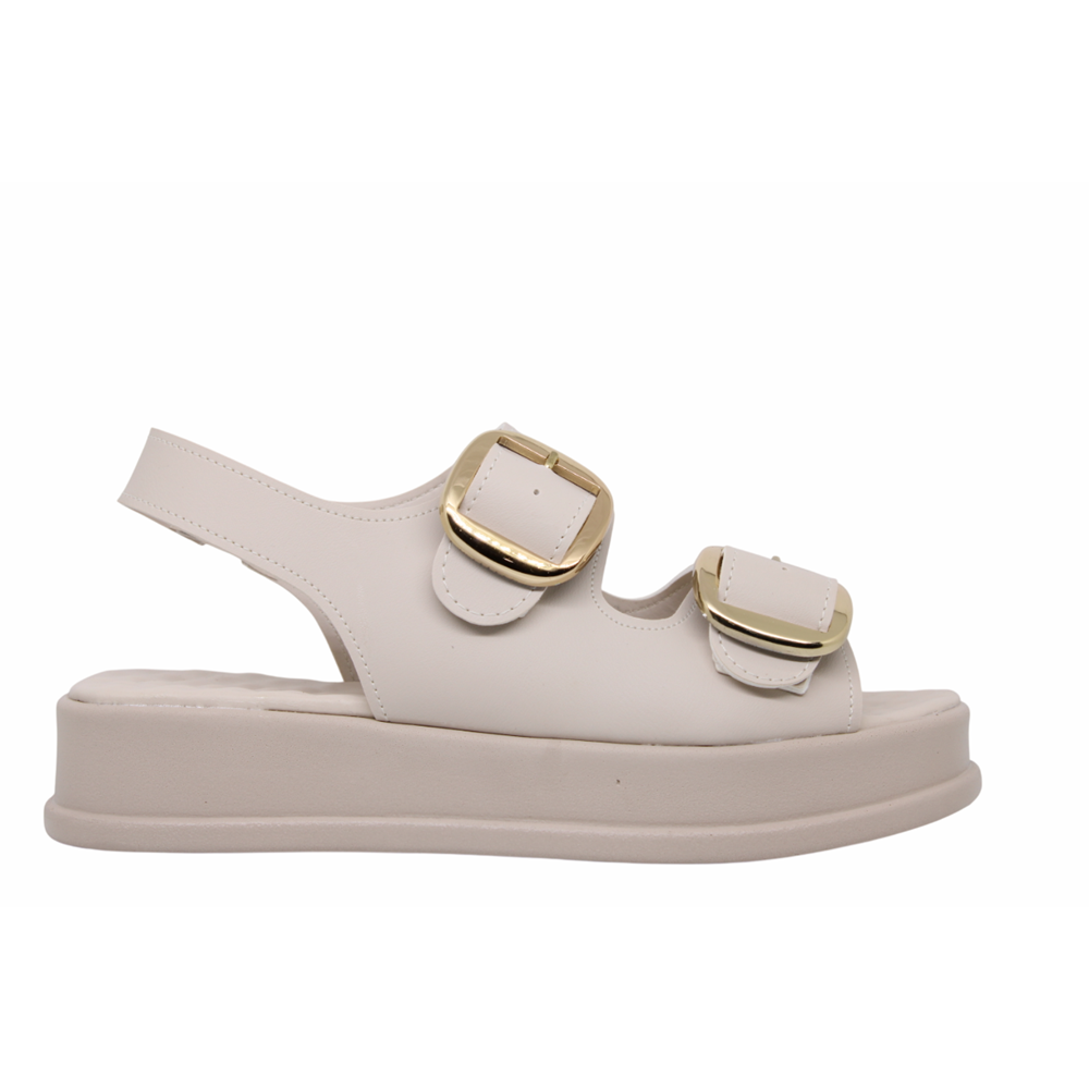 Z- ŞANZELİZE SANDALET - K-106 - BEJ-CİLT