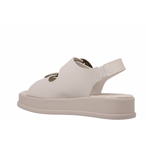 Z- ŞANZELİZE SANDALET - K-106 - BEJ-CİLT