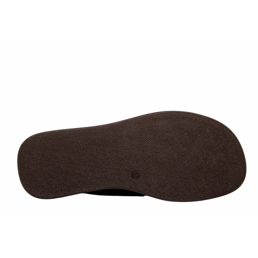 Z- ŞANZELİZE SANDALET - K-106 - KAHVE-CİLT