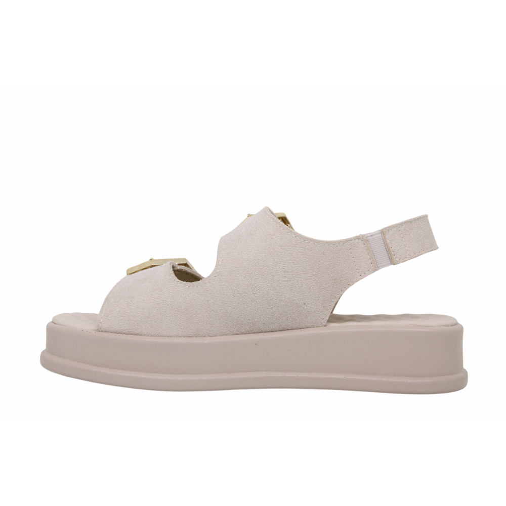 Z- ŞANZELİZE SANDALET - K-106 - BEJ-SÜET