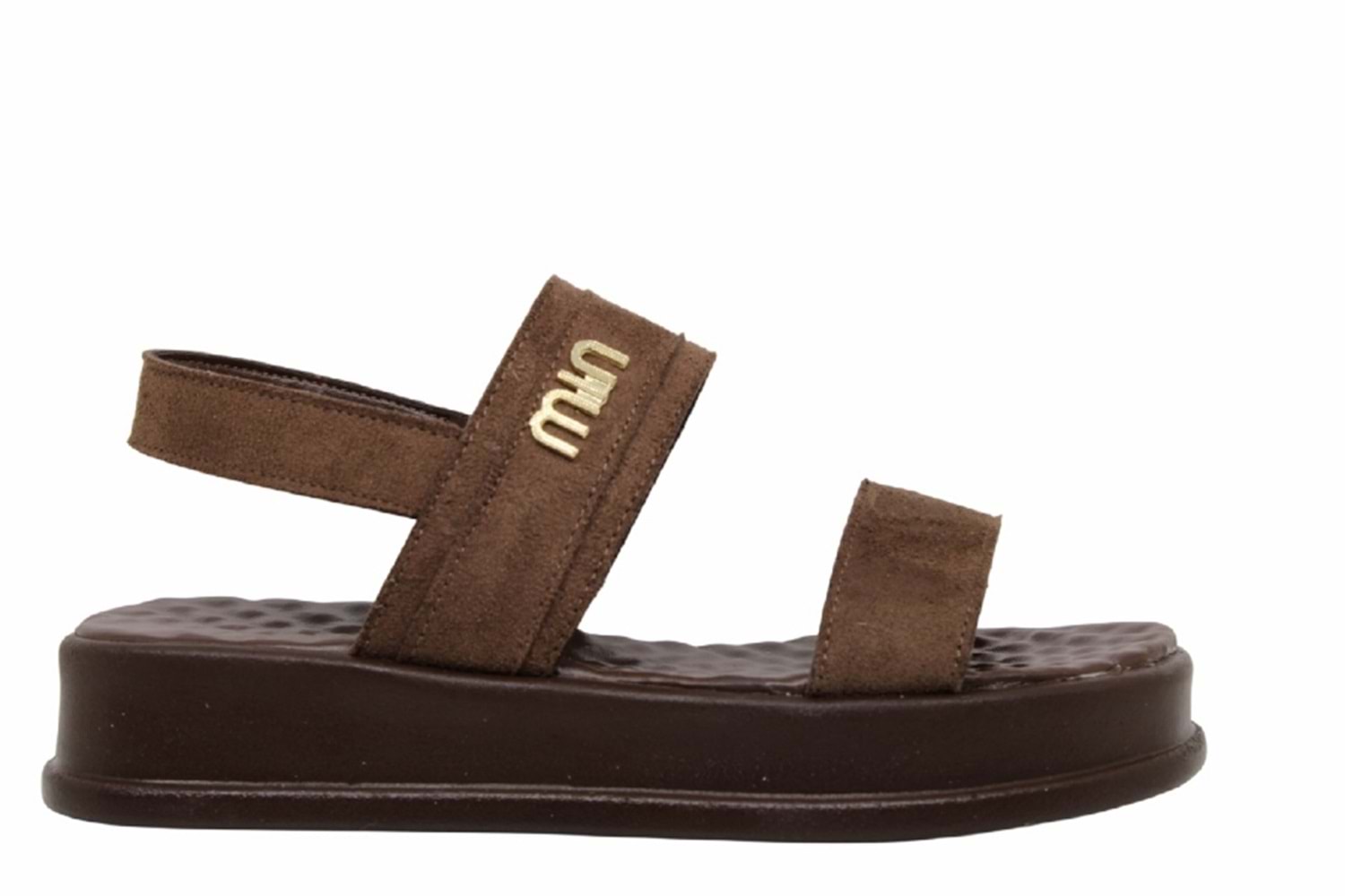 Z- ŞANZELİZE SANDALET - K-107 - KAHVE-SÜET