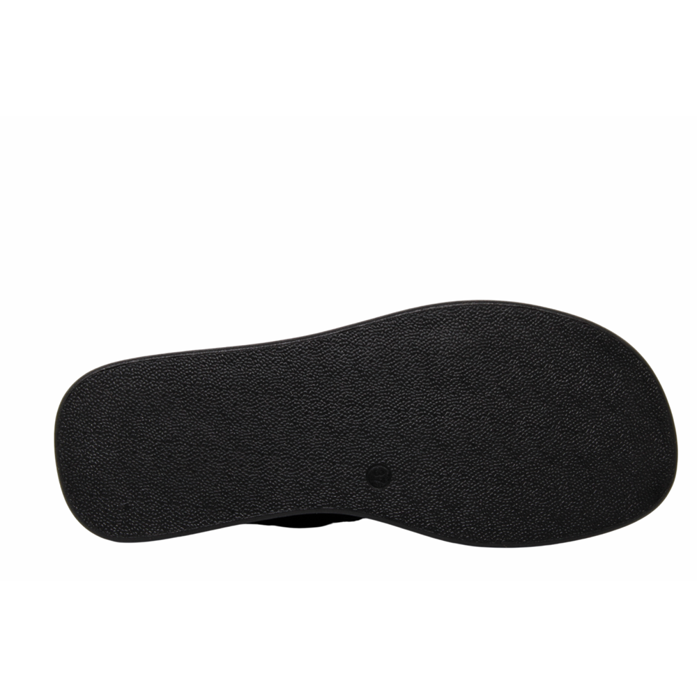 Z- ŞANZELİZE SANDALET - K-107 - SİYAH-SÜET