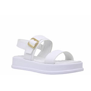 Z- ŞANZELİZE SANDALET - K-108 - BEYAZ-CİLT